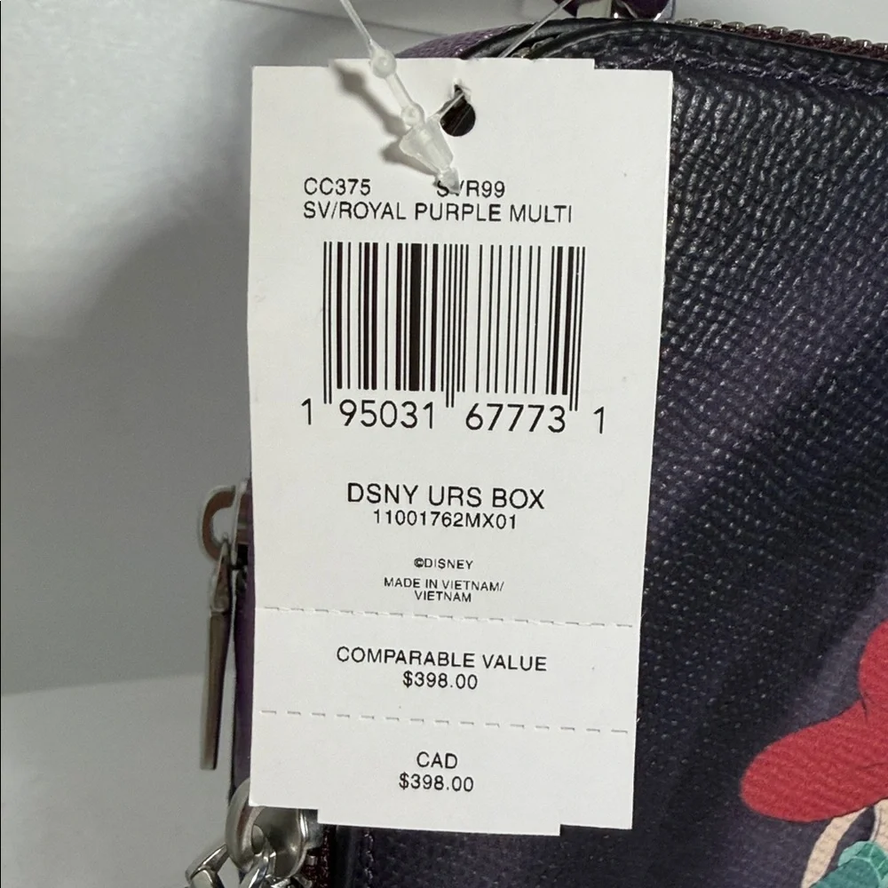 Coach x Disney Villains NWT Ursula Ariel Crossbody Bag Little Mermaid